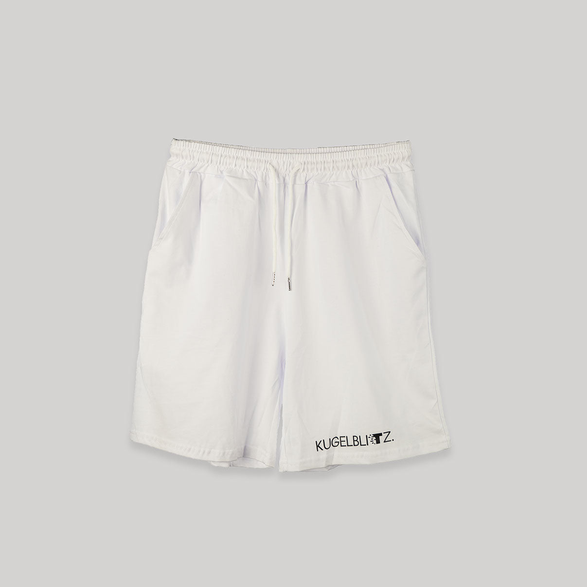 Kugelblitz Shorts weiß